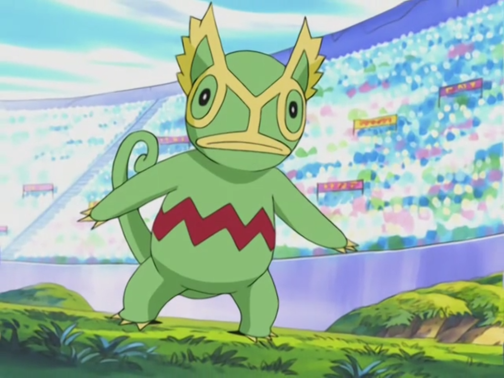 Green little Kecleon